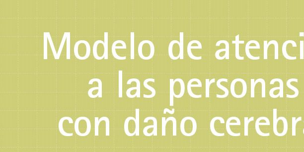 Modelo de Atención a las Personas con Daño Cerebral