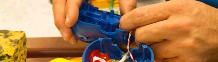 Taller de juguetes para niños con discapacidad