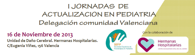 Colaboramos con la Sociedad Española de Fisioterapia Pediátrica en las Jornadas de Actualización en Pediatría