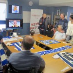 Los recuerdos del fútbol estimulan a personas con daño cerebral del centro Aita Menni de Donostia