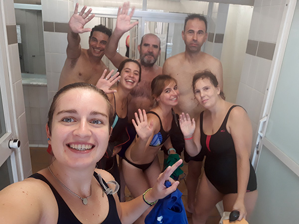 La UDC del Hospital Beata María Ana inicia una actividad deportiva acuática