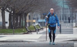 De Roma hasta Santiago recaudando fondos para el daño cerebral 