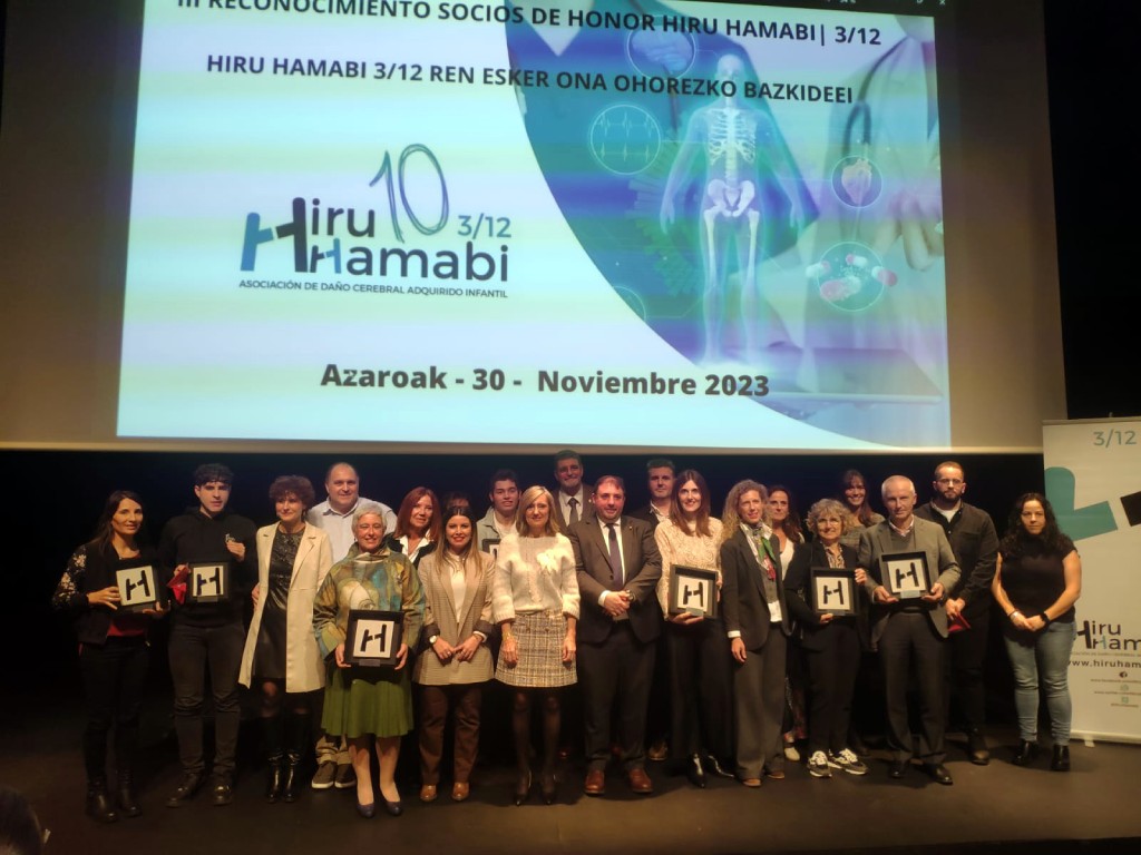 Hiru Hamabi nombra “Socios de Honor” a los centros de la Red Menni